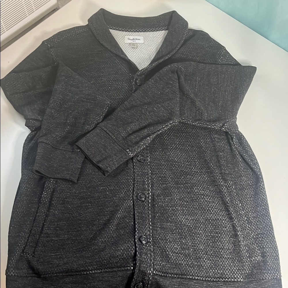 Goodfellow & Co Black Cardigan Sweater V-Neck Knit